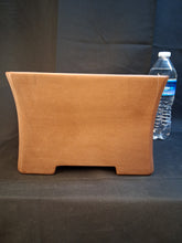 Load image into Gallery viewer, Unglazed bonsai pot-Square cascade style pot
