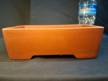 Load image into Gallery viewer, Unglazed Bonsai pot-Red clay Hongni rectangular
