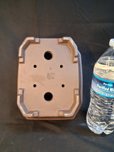 Load image into Gallery viewer, Unglazed bonsai pot- cut corners rectangular
