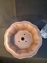 Load image into Gallery viewer, Unglazed bonsai pot- flower shape
