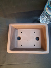 Load image into Gallery viewer, Unglazed bonsai pot- Zisha rectangular
