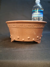 Load image into Gallery viewer, Unglazed Bonsai Pot- studded
