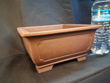 Load image into Gallery viewer, Unglazed bonsai pot- square
