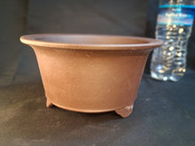 Load image into Gallery viewer, Unglazec bonsai pot, round Yixing Zisha pot
