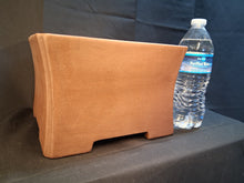 Load image into Gallery viewer, Unglazed bonsai pot-Square cascade style pot
