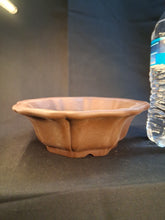 Load image into Gallery viewer, Unglazed bonsai pot- flower shape
