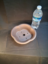 Load image into Gallery viewer, Unglazed Bonsai Pot - Quince rounded.
