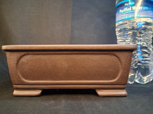 Load image into Gallery viewer, Unglazed bonsai pot- 6" zisha
