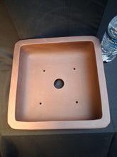 Load image into Gallery viewer, Unglazed bonsai pot -square
