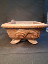Load image into Gallery viewer, Unglazed bonsai pot-Dragon Pot
