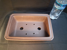 Load image into Gallery viewer, Traditional footed style unglazed bonsai pot
