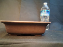 Load image into Gallery viewer, Unglazed bonsai pot- Shallow square zisha pot
