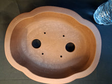 Load image into Gallery viewer, Unglazed bonsai pot-Quince oval
