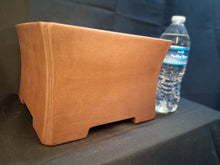 Load image into Gallery viewer, Unglazed bonsai pot-Square cascade style pot
