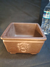 Load image into Gallery viewer, Unglazed Bonsai Pot - Foo Dog
