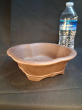 Load image into Gallery viewer, Unglazed Bonsai Pot - Quince rounded.
