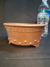 Load image into Gallery viewer, Unglazed Bonsai Pot- studded
