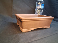 Load image into Gallery viewer, Unglazed bonsai pot- Zisha rectangular
