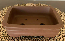 Load image into Gallery viewer, SALE! 8&quot; Unglazed Bonsai Tree Pots. Choose from several styles.
