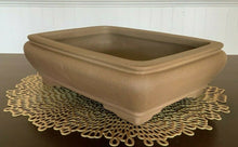 Load image into Gallery viewer, SALE! 12&quot; Unglazed Ceramic Bonsai Pot. Choose from several styles and colors.
