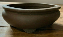 Load image into Gallery viewer, 6” Unglazed Rustic Oak Brown Bonsai Pots - Several Styles to Choose From!
