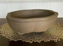 Load image into Gallery viewer, SALE! 12&quot; Unglazed Ceramic Bonsai Pot. Choose from several styles and colors.
