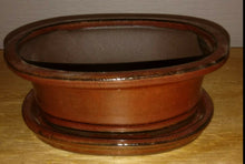 Load image into Gallery viewer, 6&quot; Glazed Bonsai Pot w/Attached Humidity Tray. Variety of Styles Available.
