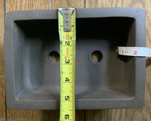 Load image into Gallery viewer, 7.5&quot; Unglazed Rectangular Bonsai Tree Pot. Nice Quality!

