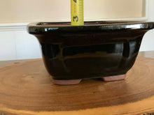 Load image into Gallery viewer, NEW 8&quot; Glazed Ceramic Bonsai Pots.  Several Styles.
