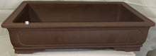 Load image into Gallery viewer, 39&quot; Unglazed Bonsai Pot Tapered Rectangular-Local pick up and delivery or freight only

