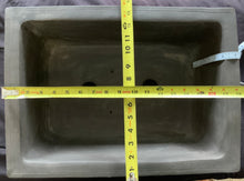 Load image into Gallery viewer, Unglazed Bonsai Pot Tapered Rectangular 15&quot; Yixing
